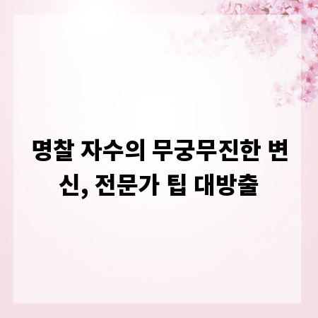 명찰 자수의 무궁무진한 변신, 전문가 팁 대방출