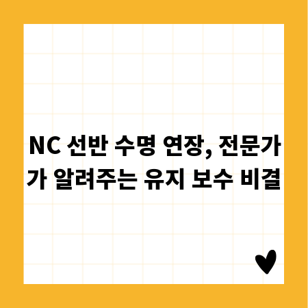 NC 선반 수명 연장, 전문가가 알려주는 유지 보수 비결