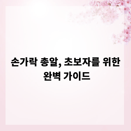 손가락 총알, 초보자를 위한 완벽 가이드