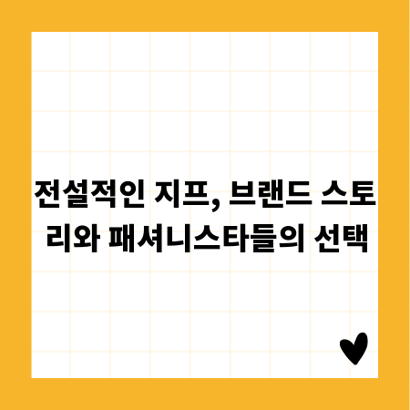 전설적인 지프, 브랜드 스토리와 패셔니스타들의 선택
